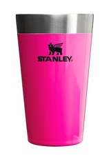 Stanley 16 Oz Stainless Neon Pink Insulated Stacking Beer Pint cup NWT