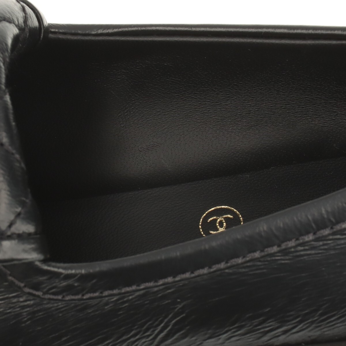 Chanel Coco Mark Turnlock 24S Leather Loafer 35C Ladies Chanel Coco Mark Turnlock 24S Leather Loafer 35C Ladies