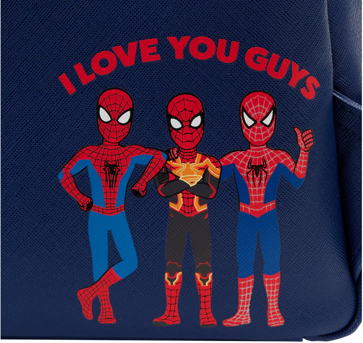 Exclusive - Spider-Man Triple Pocket Multi Logo Mini Backpack and Wallet Marvel Spider-Man Miles Morales Logo Mini Backpack  main image 3