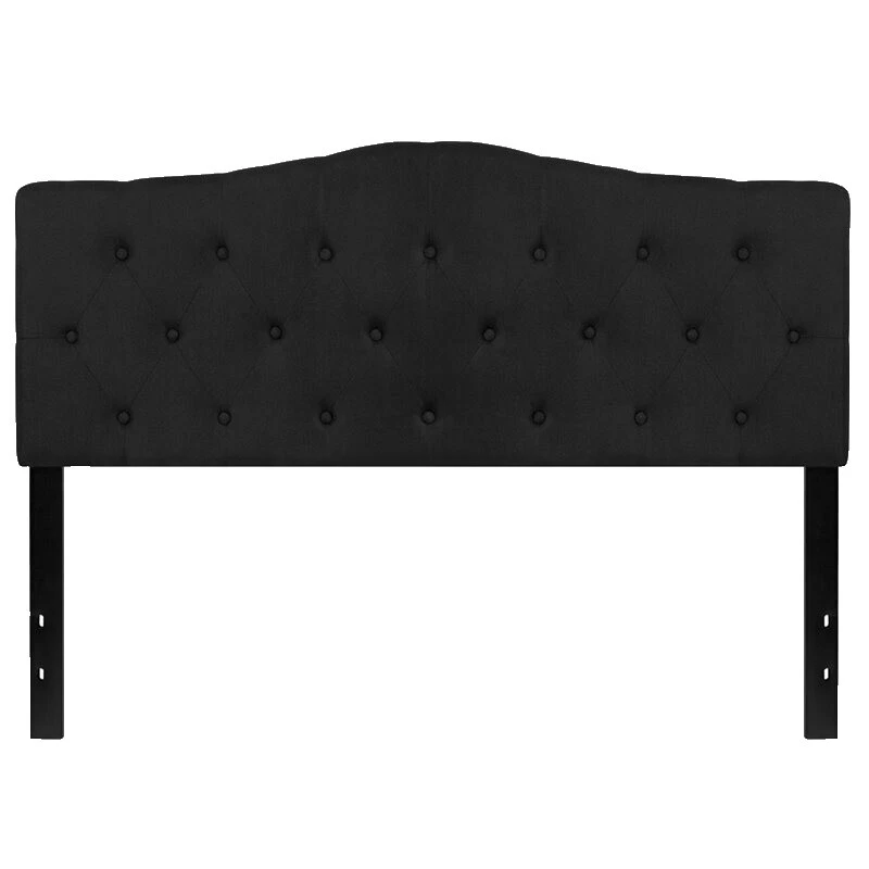 Queen Negro Cama contemporáneo cabeceras y los estribos