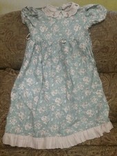 Vtg ALLISON ANN Toddler Girl Dress Floral size 6X
