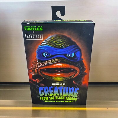 Universal Monsters X Teenage Mutant Ninja Turtles Leonardo Creature Black Lagoon
