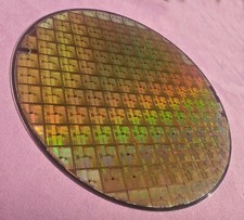 8" SILICON WAFER. COPPER IN COLOR. 002