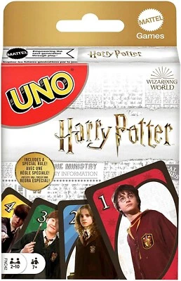UNO Harry Potter Kartenspiel Deck mit 112 Karten Geschenk für Fans Sammler Deck
