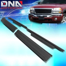 FOR 2001-2006 SILVERADO SIERRA TRUCK CREW CAB 4X ROCKER PANEL & SILL PLATE COVER