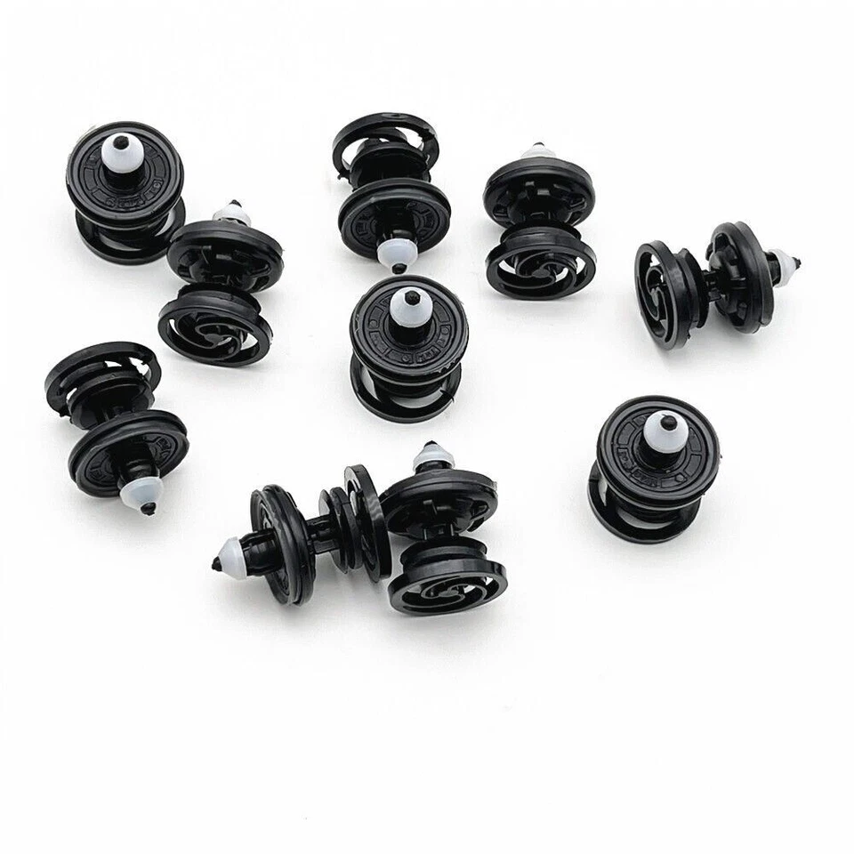 10X Clip de embellecedor de tarjeta para panel de puerta interior 7L68243 para VW T5 Transporter 2003 Audi Foto 2 de 4