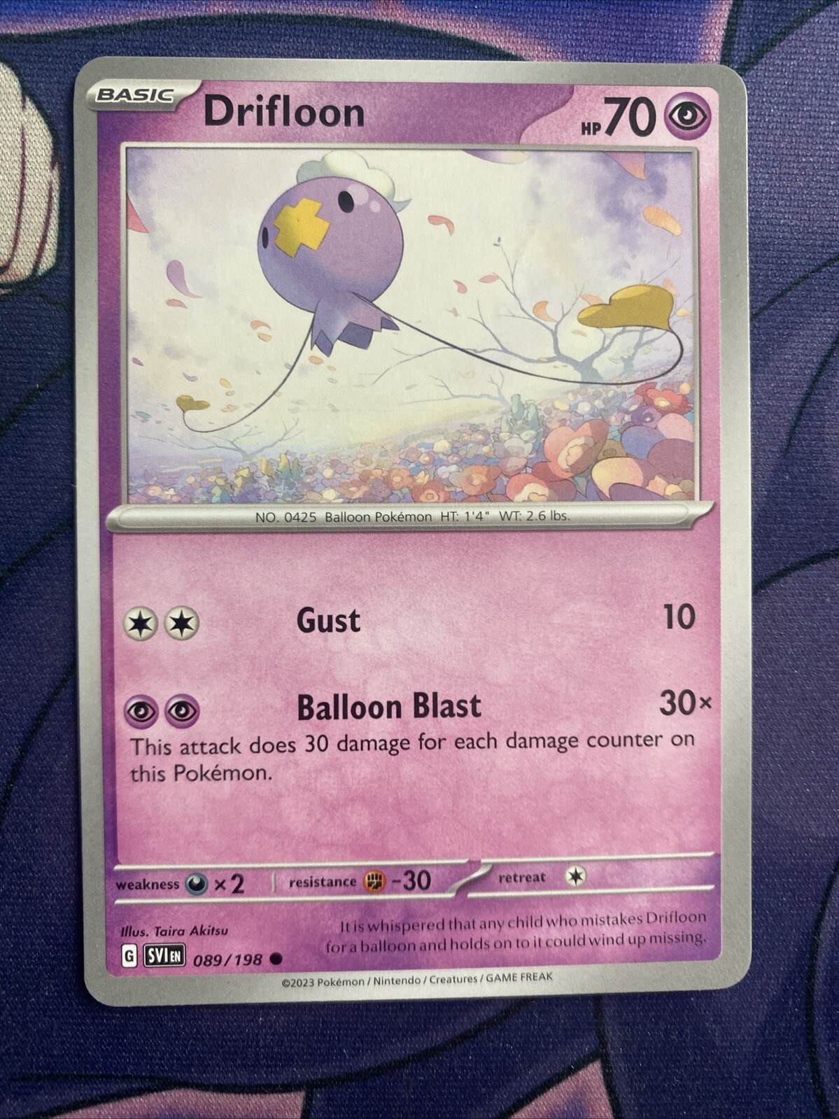 Pokemon TCG Scarlet & Violet Base Drifloon 089/198