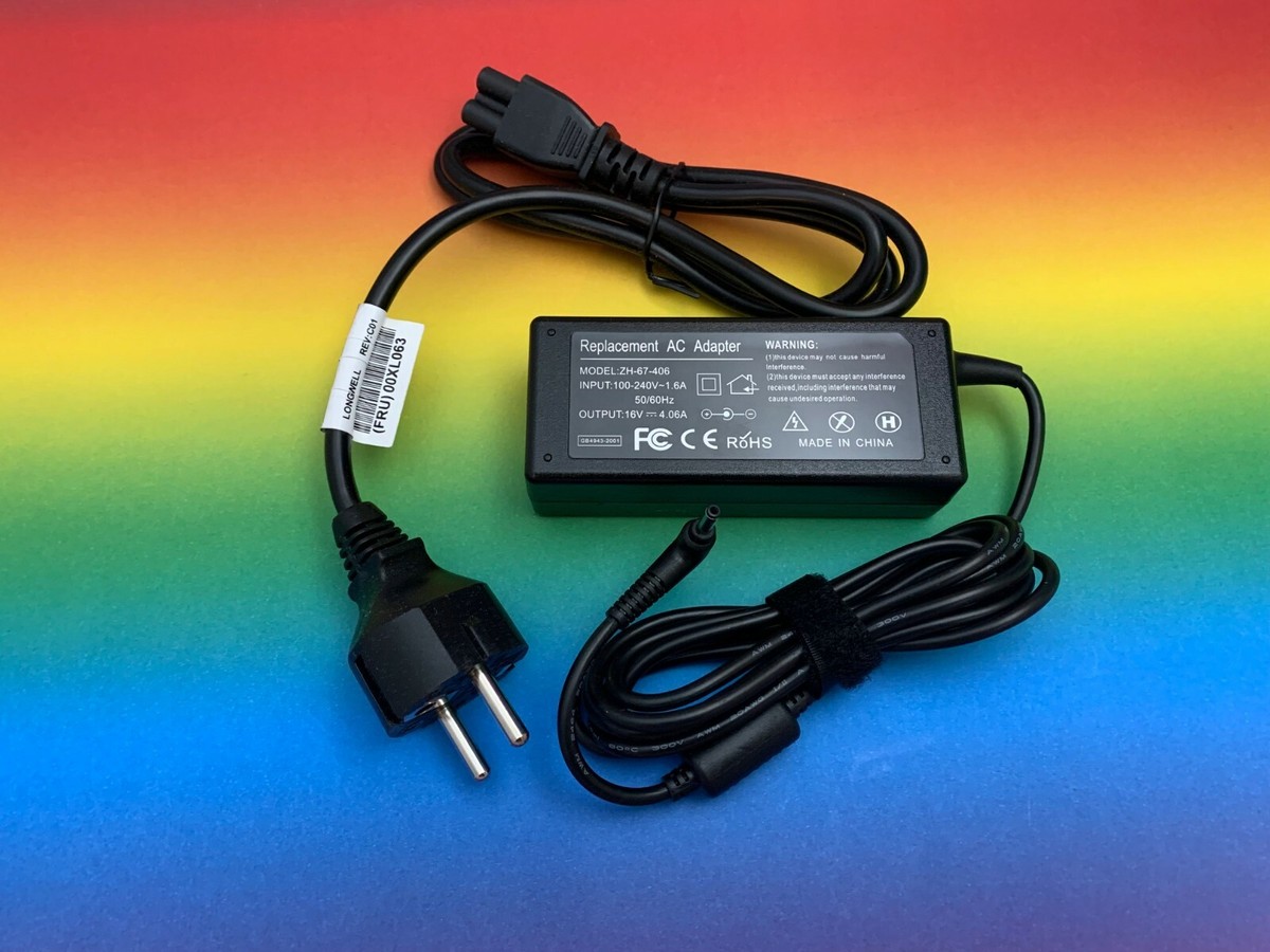 Netzteil Ladegerät Panasonic ToughBook CF-XZ6 16V 4,06A 3.5 x 1.35