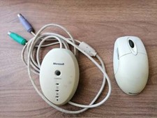 Microsoft Wheel Mouse X08-41472 and Wireless Receiver X08-25291