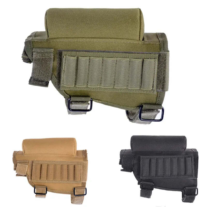 Tactical Rifle Cases Cheek Rest Riser Ammo Cartridges