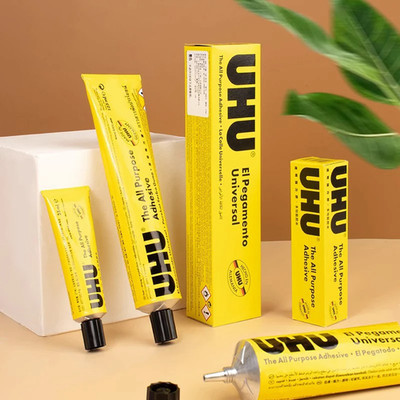 UHU 35/60ML All Purpose Transparent Adhesive Glue Extra Strong Clear Glue Handma