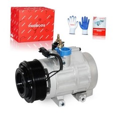 A/C Compressor with Clutch Compatible with Ford F-250/F-350/F-450/F-550 Super