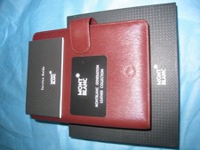 MONTBLANC Organizer vintage anno 2000 circa in pelle bordeaux Ref. 48004. NUOVA