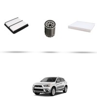 Hoffcar Set Service - 3 Filter Kompatibel Mit Mitsubishi Outlander II ( Cww ) 3