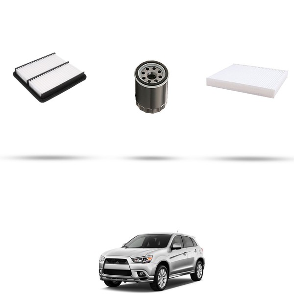 Hoffcar Set Service - 3 Filter Kompatibel Mit Mitsubishi Outlander II ( Cww ) 3-image