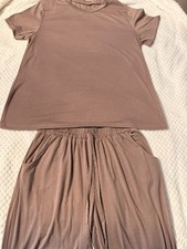Women  s Lounge Set Short Sleeve Medium