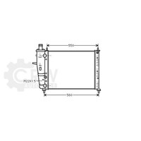 KüHler MotorküHlung FüR Fiat Bravo I 1.6 16V Bj.95-01
