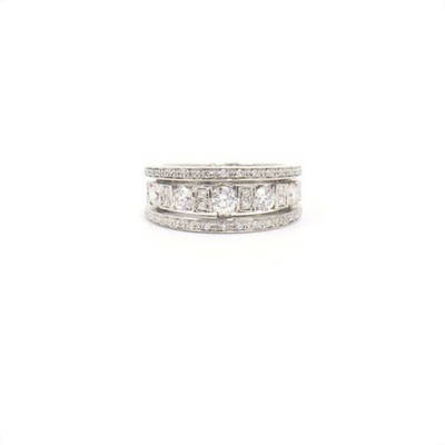Damiani Damenring 18K Weißgold Belle Époque Diamantfassung 152895582 [U]