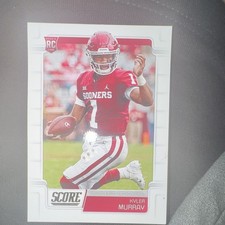 Panini 2019 Score Kyler Murray Rookie RC #384 Oklahoma Sooners Football Card. rookie card picture