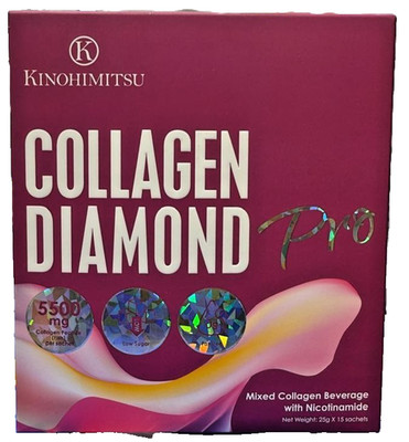 Kinohimitsu Kollagen Diamant Pro 5500mg Fortgeschrittene Skin Firming Drink 15's