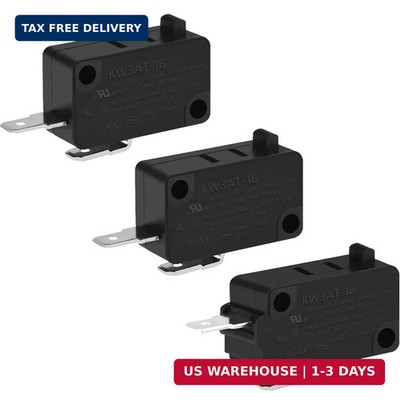 3PCS Microwave Oven Door Switch Replacement Parts(2X Normally Open + 1X Normally