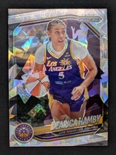 2025 Panini Prizm WNBA - Dearica Hamby #39 - Ice Prizm Los Angeles Sparks