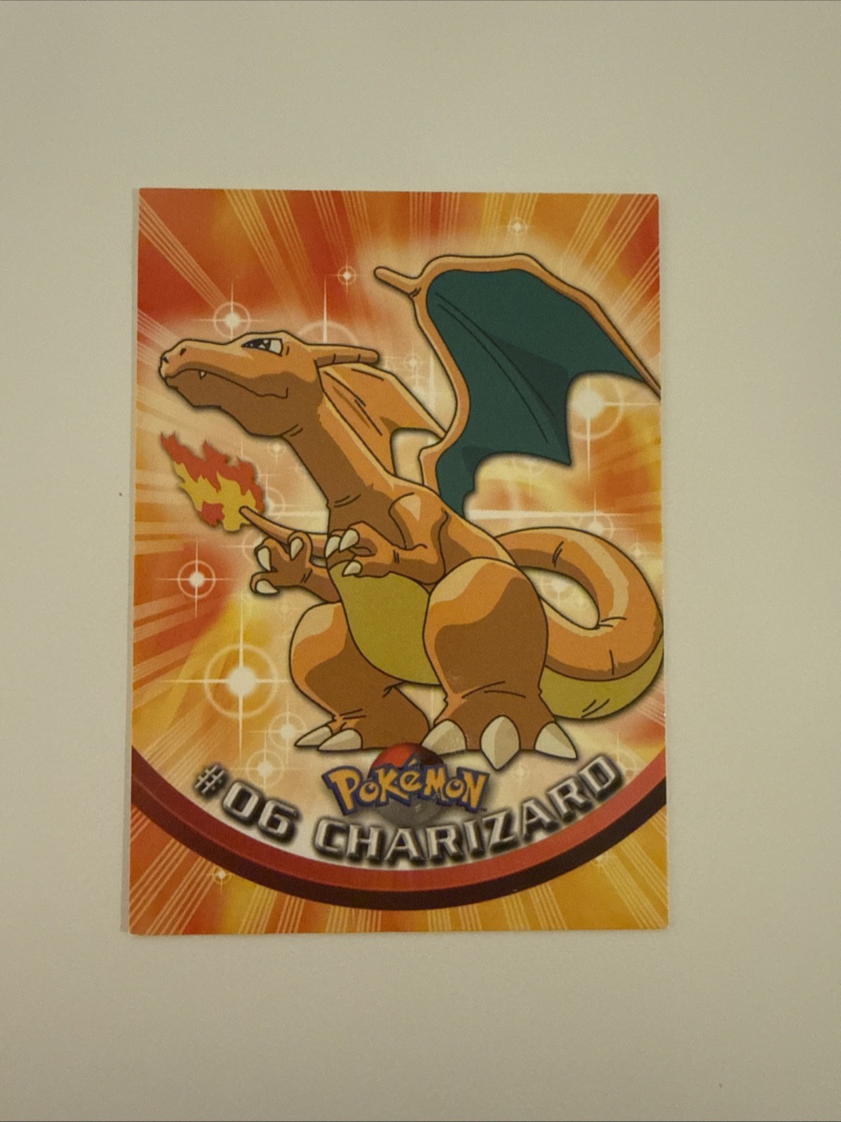 Pokemon Topps Trading Cards Charizard #06