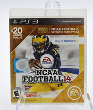 NCAA Football 14 - Walmart Edition (PlayStation 3, PS3) CIB, Tested, RARE