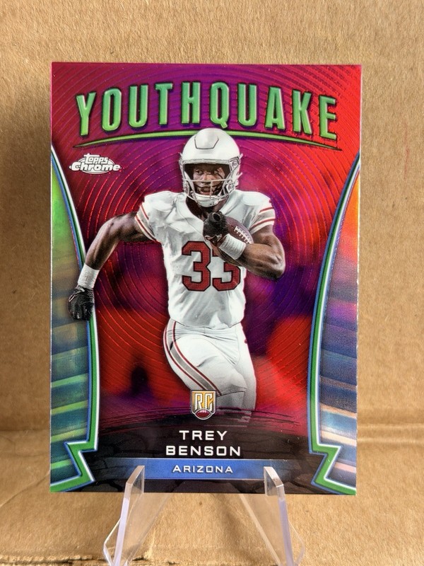 2024 Topps Chrome - Youthquake Rookie Trey Benson #Y-23 Pink Refractor (RC)