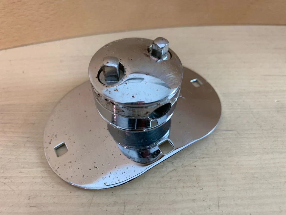 ROGERS 60s Vtg Swivomatic Floor Tom Leg Bracket Holder Mount Part Knobby Ohio - Image 3 of 4