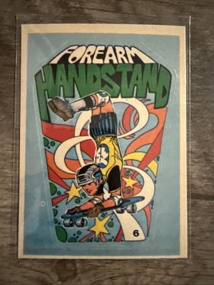 1978 Donruss All-Pro Skateboard Forearm Handstand/Basic Rules #6