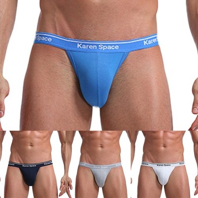 Praktische Herren Slips Unterwäsche Baumwolle G-String Schlüpfer Dessous Tanga