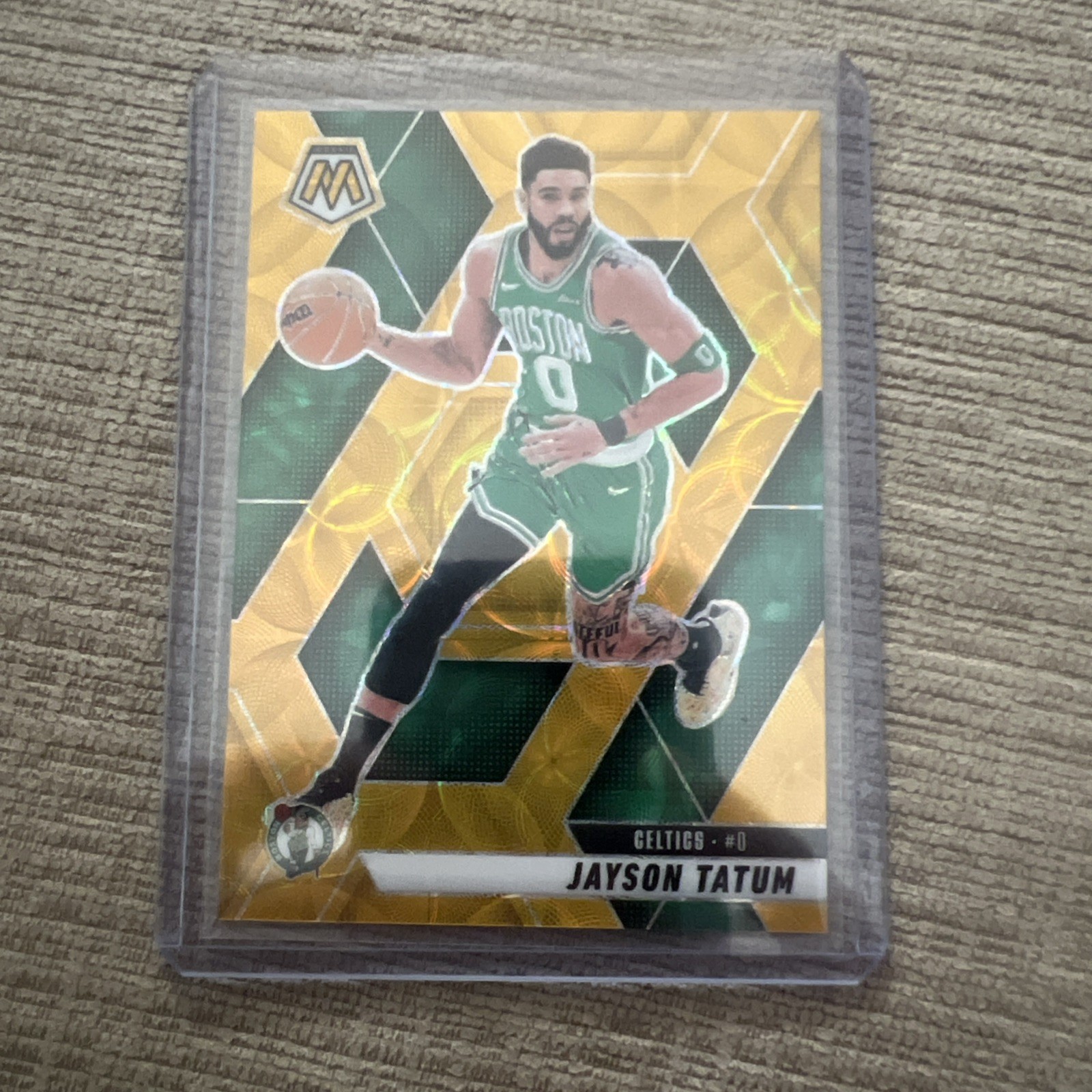 2024-25 Panini Mosaic - Jayson Tatum #188 Gold Mosaic Prizm /10