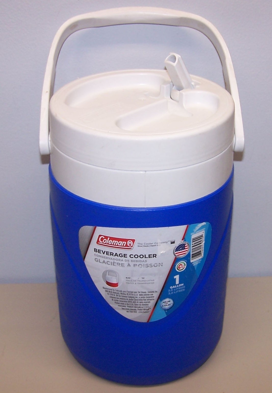 6001 Wide-mouth Twist-on Lid Blue Plastic