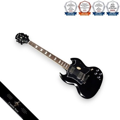 Epiphone SG Standard Ebony Electric Guitar Inspired by Gibson solid body
