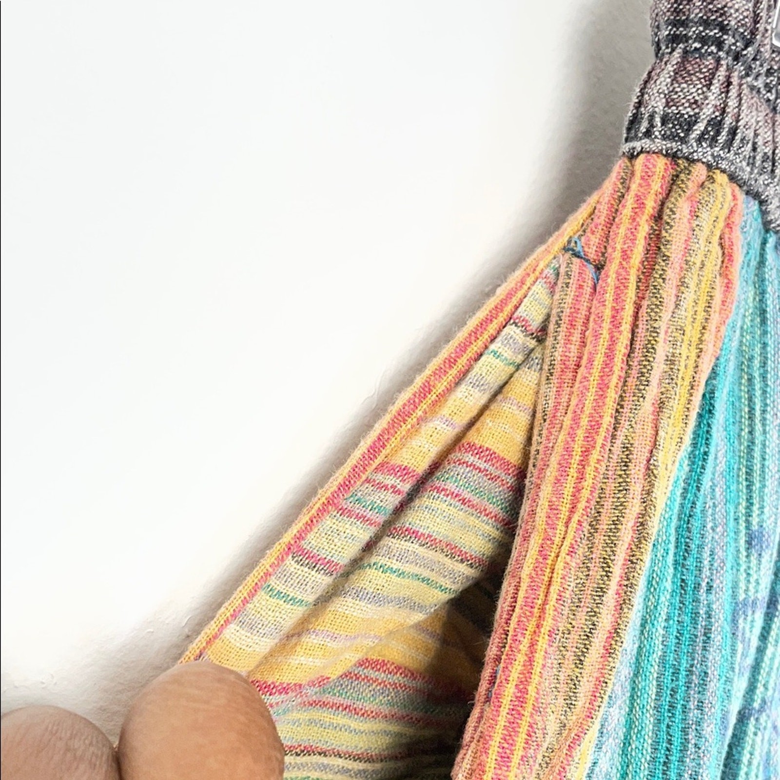 Rising International Multicolor Patchwork Boho Hi… - image 5