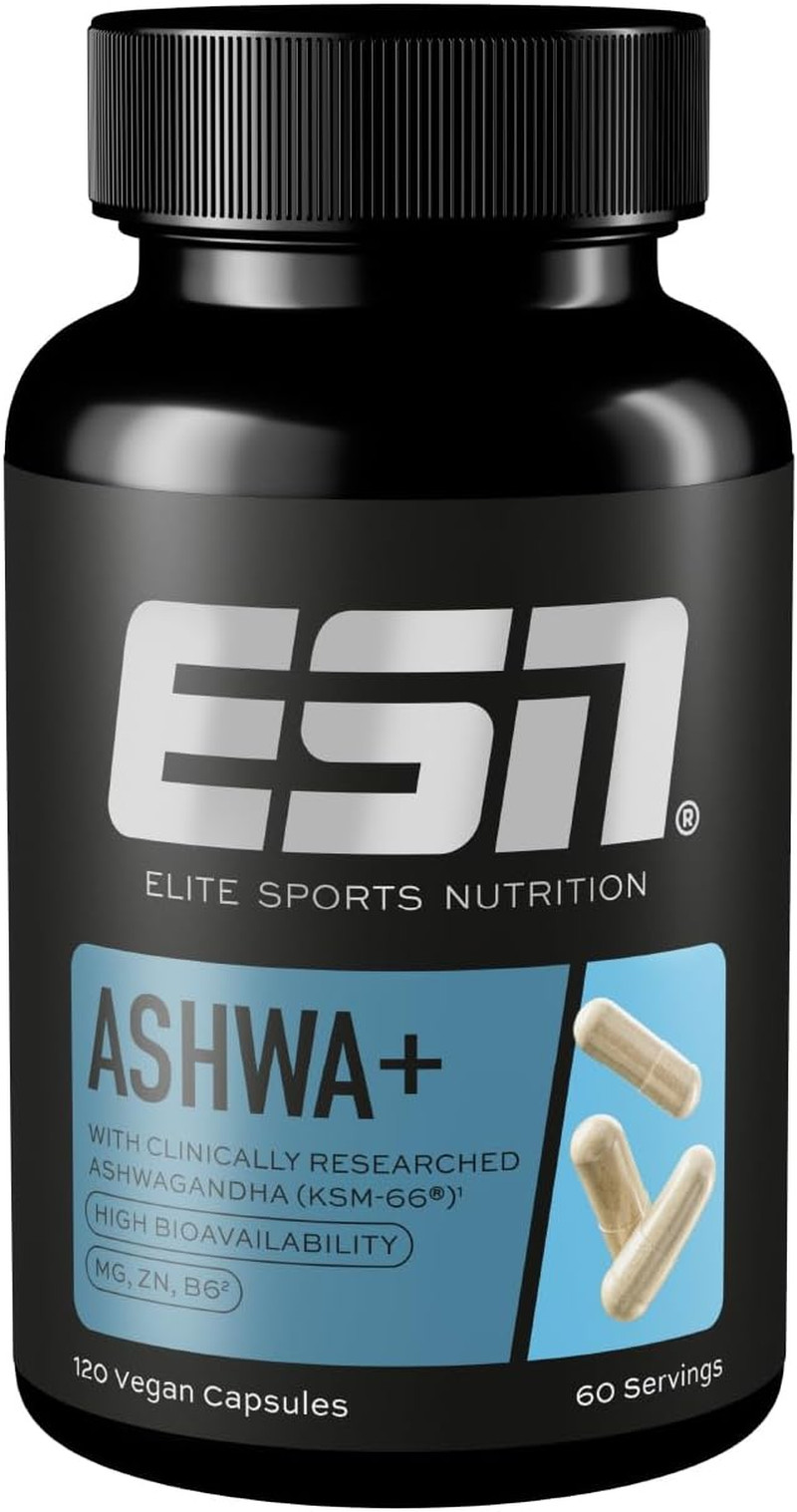 Integratore Ashwagandha KSM-66® Ashwa+ 120 Capsule - Recupero Muscolare