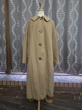 Vintage 50s/60s 100 Cashmere Union Made Women's Long Coat Camel Beige Size L/XL