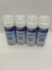 Secret 4 New Whole Body Deodorant Spray Peach  Vanilla Travel Size 1oz