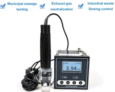 PH Meter Controller Industrial Online ORP Sensor Probe Tester For Sewage Water