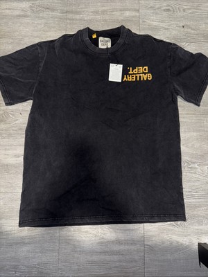 Gallery Dept Upside Down Oversized Short Sleeves Tshirt Color Black Size Large