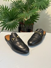 Gucci Princetown Loafer Mule Black Leather , Size EU 35.5 / US 5
