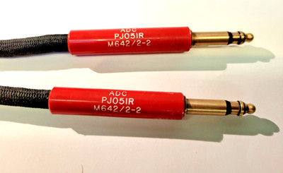 ADC Audio Patch Cord TRS  48'' # PJO51R M642/2-2  Brass    Open box slightly used