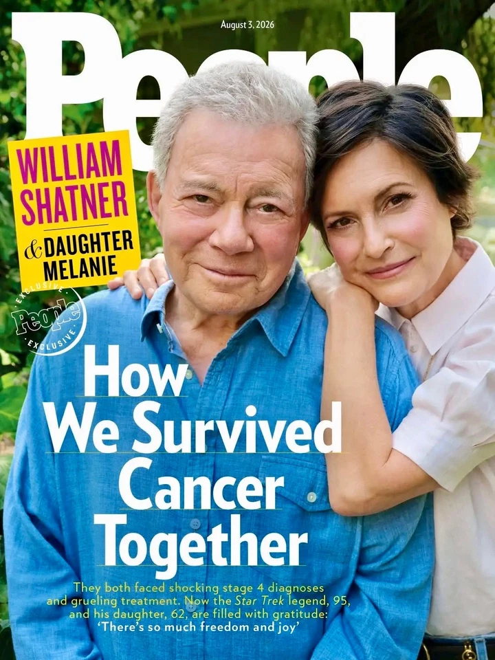 WILLIAM SHATNER & DAUGHTER MELANIE - People Magazine - August 2026 - BRAND NEW - Image 1 of 1