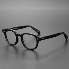 Johnny Depp Acetate Eyeglass Frames Large Spectacles Brand Glasses 49 24-145mm