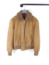 Prada Veste en mouton retourné avec logo en relief UPW474 5299 69094492