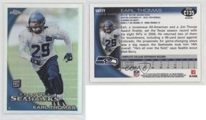 2010 Topps Chrome Refractor Earl Thomas III Earl Thomas #C135 Rookie RC
