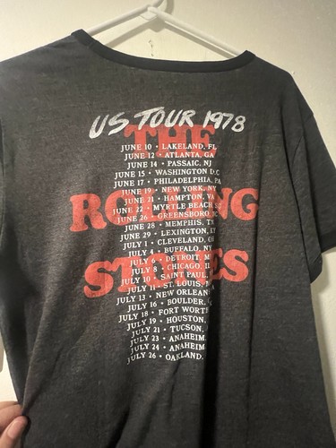 Lucky Brand Damen T-Shirt Rollings Stones 1978 US Tour Größe Small - Bild 13 von 15