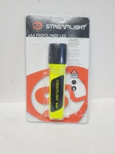 New Old Stock 2002 Streamlight 4AA Pro Polymer Flashlight Yellow Made in USA
