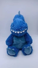 Warmies Blue Trex 13” Plush Stuffed Animal Bean Bag Heatable Lavender Scented